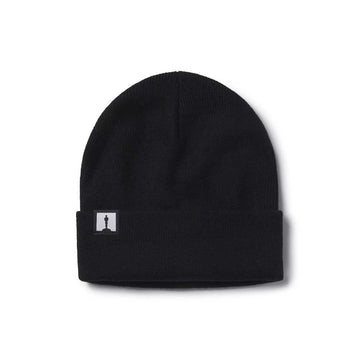 BLACK LOGO BEANIE